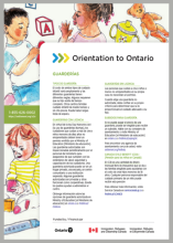 Orientation to Ontario Fact Sheets (Spanish)